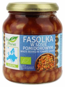 Fasolka w sosie pomidorowym BIO 360 g od BIO PLANET