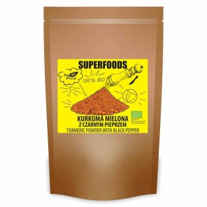 Kurkuma mielona z czarnym pieprzem BIO 200 g od BIO PLANET