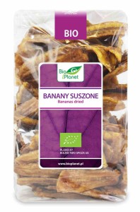 Banany suszone BIO 400 g - BIO PLANET