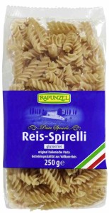 Makaron ryżowy razowy świderki bezglutenowy BIO 250 g od RAPUNZEL