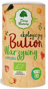 Bulion warzywny w proszku BIO 200 g od DARY NATURY