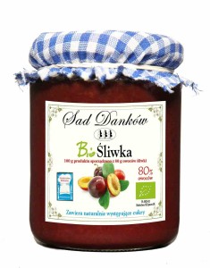 Śliwka 80 % BIO 260 g od SAD DANKÓW