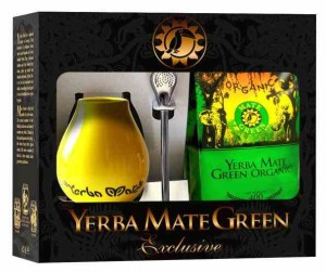 Zestaw yerba mate BIO 400 g, matero, bombilla od ORGANIC MATE GREEN