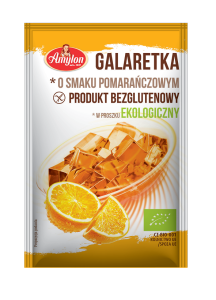 Galaretka o smaku pomarańczowym bezglutenowa BIO 40 g od AMYLON