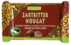 Czekolada gorzka z nadzieniem nugatowym BIO 100 g od RAPUNZEL