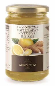 Marmolada z cytryn z imbirem BIO 360 g od AGRISICILIA