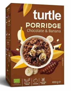 Owsianka czekoladowo bananowa bezglutenowa BIO 400 g - TURTLE