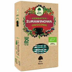 Herbatka żurawinowa BIO (25 x 2,5 g) 62,5 g od DARY NATURY