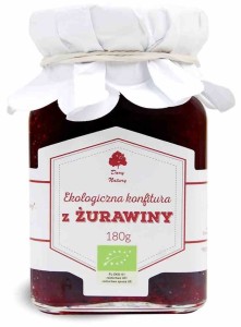 Konfitura z żurawiny BIO 180 g od DARY NATURY