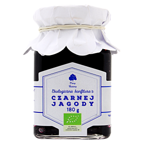 Konfitura z czarnej jagody BIO 180 g od DARY NATURY