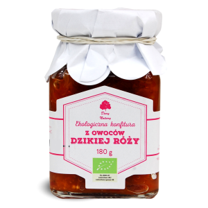 Konfitura z owoców dzikiej róży BIO 180 g od DARY NATURY