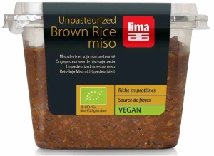 Miso brown rice (pasta z soi i ryżu brązowego) BIO 300 g - LIMA