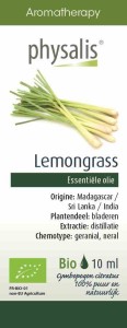 Olejek eteryczny trawa cytrynowa (lemongrass) BIO 10 ml od PHYSALIS