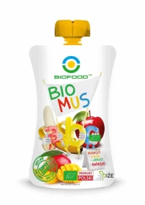 Mus mango bananowo jabłkowy bezglutenowy BIO 90 g od BIO FOOD