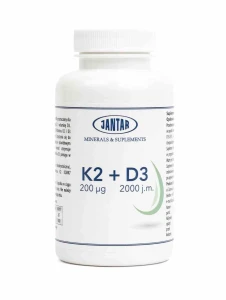 Witamina K2 + D3 90 kapsułek - JANTAR
