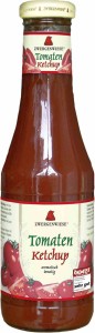 Ketchup bezglutenowy BIO 500 ml od ZWERGENWIESE