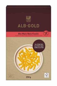 Makaron kukurydziano ryżowy świderki bezglutenowy BIO 250 g od ALB GOLD