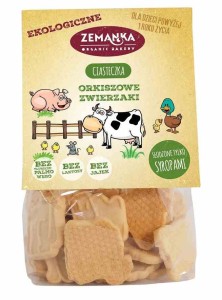 Ciastka orkiszowe zwierzaki BIO 100 g od ZEMANKA
