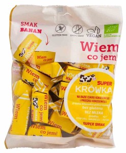 Krówki bananowe bezglutenowe BIO 150 g od ME GUSTO