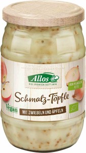 Smalczyk wegański z cebulą i jabłkiem bezglutenowy BIO 250 g od ALLOS