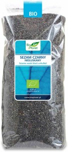 Sezam czarny niełuskany BIO 1 kg od BIO PLANET