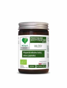 Skrzyp + pokrzywa ekstrakt BIO 100 tabletek (400 mg) od BE ORGANIC