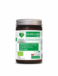 Chlorella BIO 50 kapsułek (500 mg) od BE ORGANIC