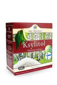 Ksylitol 500 g (pudełko papierowe) od PIĘĆ PRZEMIAN