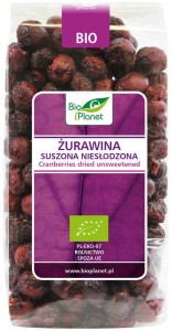 Żurawina suszona niesłodzona BIO 50 g od BIO PLANET