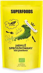 Jarmuż sproszkowany BIO 125 g od BIO PLANET