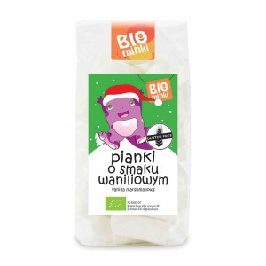Pianki o smaku waniliowym bezglutenowe BIO 120 g - BIOMINKI