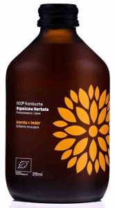 Kombucha z imbirem i acerolą bezglutenowa BIO 315 ml od VIGO