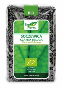 Soczewica czarna beluga BIO 500 g od BIO PLANET