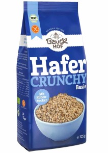 Crunchy owsiane bezglutenowe BIO 325 g od BAUCK HOF