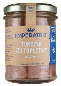Tuńczyk żółtopłetwy MSC w sosie własnym 200 g (140 g) - EMPERATRIZ