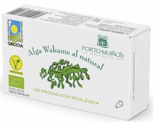 Algi wakame w zalewie BIO 80 g (70 g) (puszka) - PORTO MUINOS