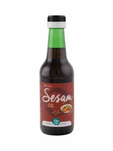 Olej sezamowy (z prażonych nasion) bezglutenowy BIO 250 ml od TERRASANA