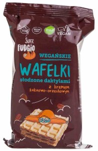Wafelki z kremem kakaowo orzechowym słodzone daktylami BIO (4 x 30 g) 120 g od ME GUSTO