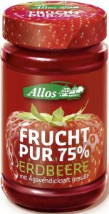 Mus truskawkowy (75 % owoców) BIO 250 g od ALLOS