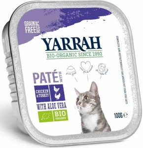 Pasztet z kurczaka i indyka z aloesem BIO 100 g - YARRAH