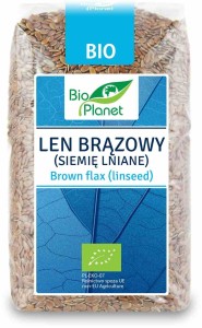 Len brązowy (siemię lniane) BIO 400 g od BIO PLANET