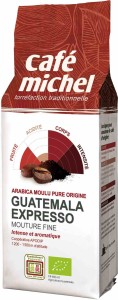 Kawa mielona arabica 100 % espresso gwatemala fair trade BIO 250 g od CAFE MICHEL