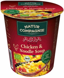 Danie w kubku zupa z kurczakiem i makaronem w stylu azjatyckim BIO 55 g - NATUR COMPAGNIE