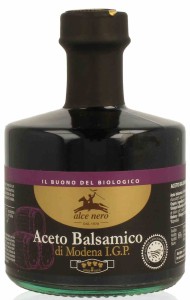 Ocet balsamiczny z modeny premium filtrowany BIO 250 ml od ALCE NERO