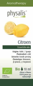 Olejek eteryczny cytryna zwyczajna (citroen) BIO 10 ml od PHYSALIS