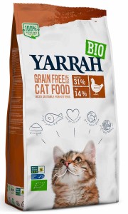 Karma z kurczakiem i groszkiem BIO 800 g od YARRAH