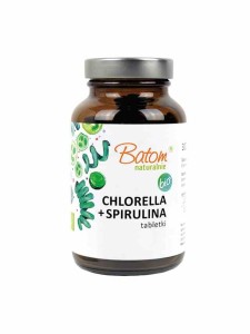 Chlorella + spirulina BIO 300 tabletek 120 g (400 mg) od BATON