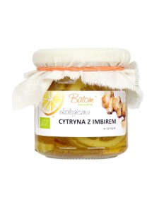 Cytryna z imbirem w syropie BIO 220 g od BATOM