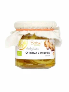 Cytryna z imbirem w syropie BIO 220 g od BATOM