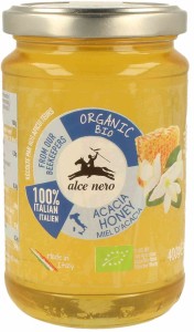 Miód nektarowy akacjowy BIO 400 g od ALCE NERO